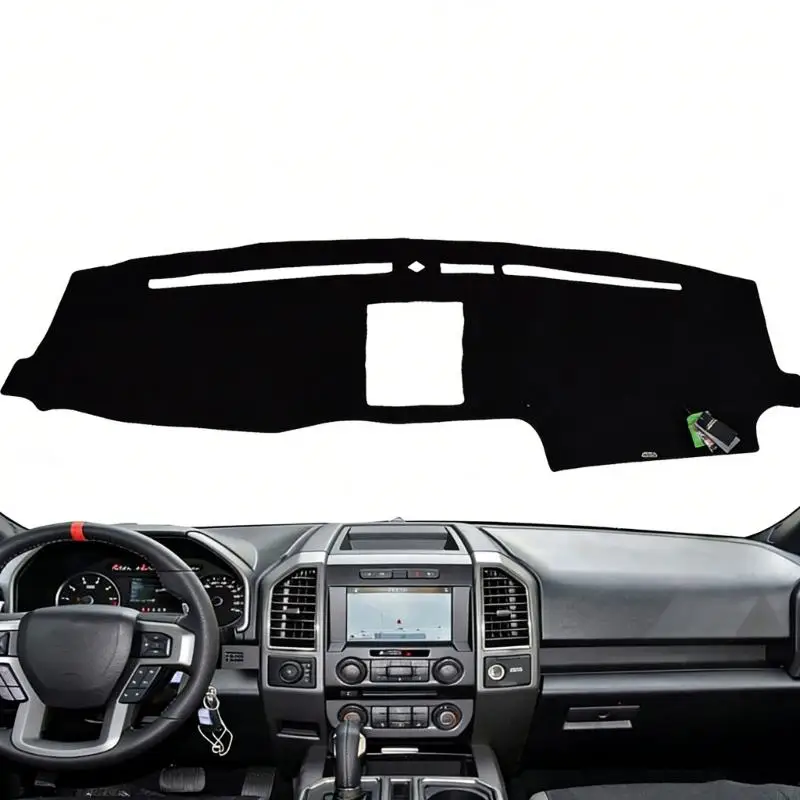 

Премиальный коврик для приборной панели для грузовиков F150 2015-2020 гг., солнцезащитный теплозащитный экран и аксессуары для