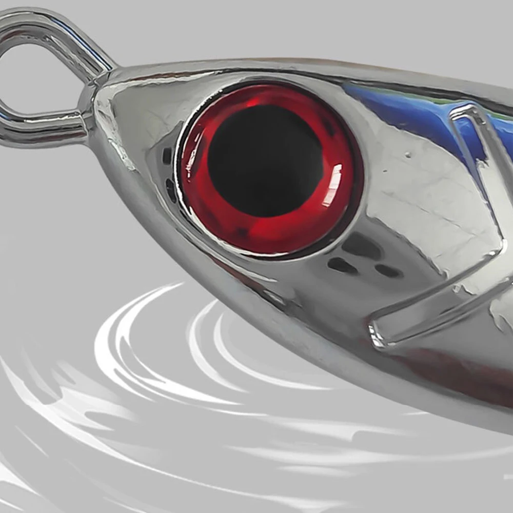 5 جرام-30 جرام الفضة معدن الصيد إغراء المعادن القفز السحر البحر باس الماكريل النهاش يلقي باس بايك ترو الطعم البحر الصيد معالجة #3