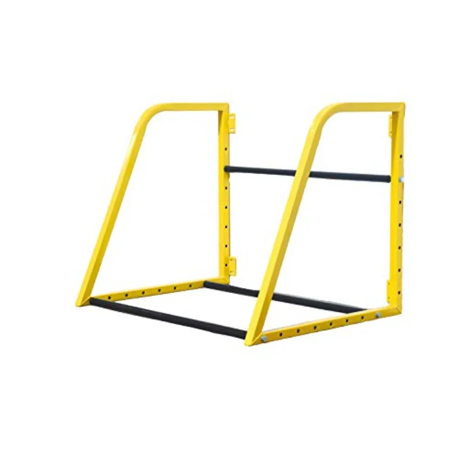 Garage/Shop heavy-duty adjustable wall-mount tire storage rack: powder-coated steel, black, telescoping 3248 width, 375 lb ccit view 2
