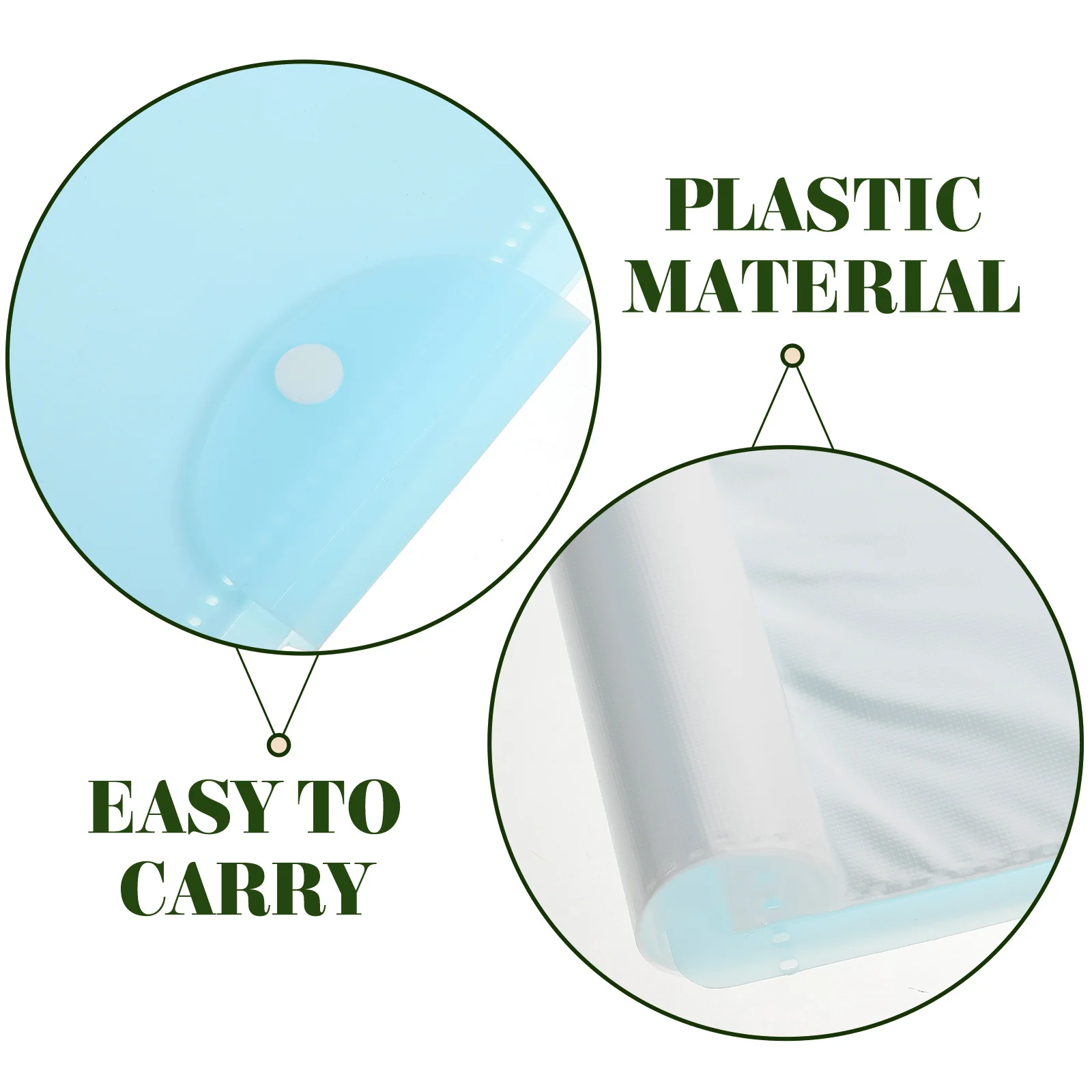 A3 Examination Paper Folder Transparent Portable File Organizer Office Receipt Holder File Folder A3 Documents Holder