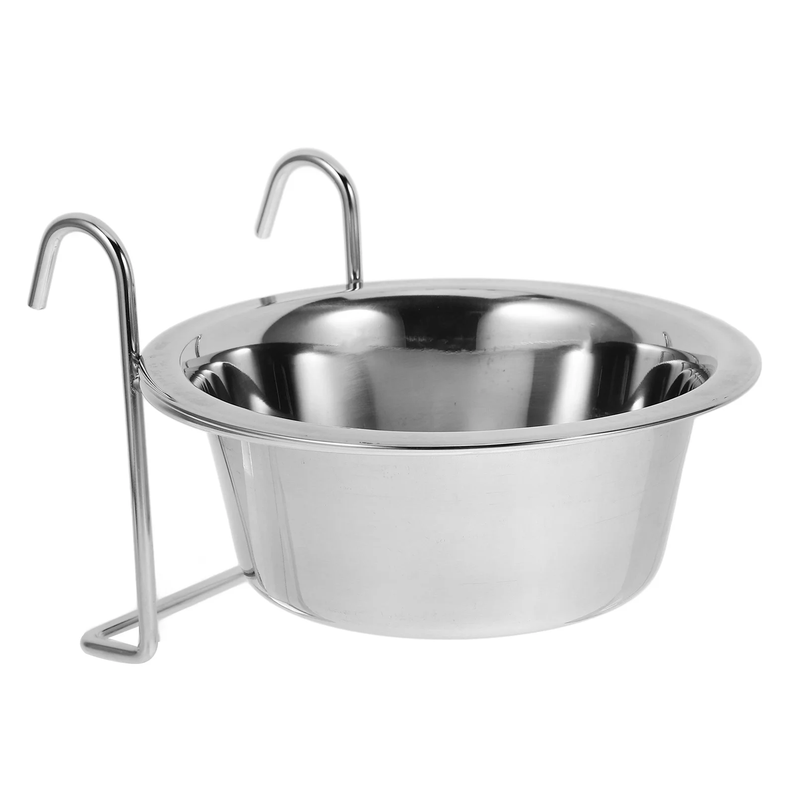

Hanging Stainless Steel Dog Bowl Cage Metal Cat Feeder Bowl Large Food Holder Practical Pet Accessory Cat Bowls Stainless Steel