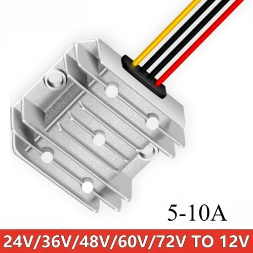 24V 36V 48V 60V a 12V 5A 10A 20A 72V-12V reductor DC convertidor regulador de voltaje Buck carritos de golf fuente de alimentación CE ROHS