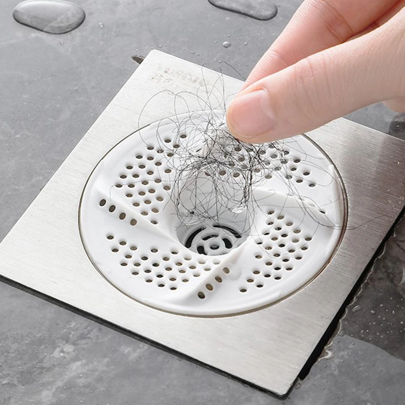 ● Bathtub Drain Hair Catcher, Tub Hair Catcher Drain Protector Strainer, Shower Hair Drain Catcher Strainer, 3PCS view 5