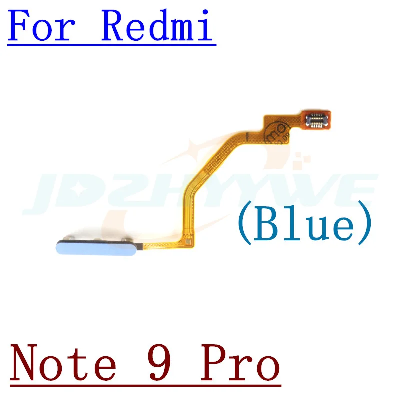 For Xiaomi Redmi Note 9 Pro 9pro 4G/5G Fingerprint Sensor Scanner Touch ID Connect Motherboard home button Flex Cable