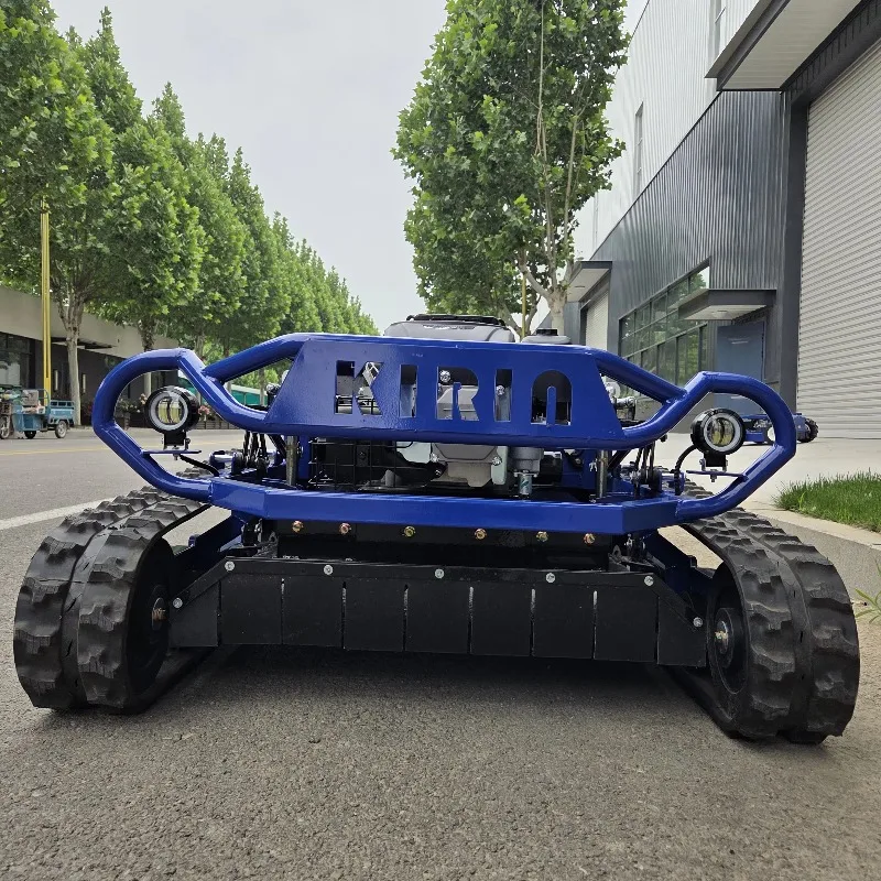 

Commercial Simple Crawler Remote Control Lawn Mower Robot Automatic Small Farm Grass Blade Lawn Mowing Machine Good Price
