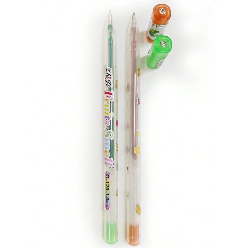 12 قطعة/المجموعة المعطرة بريق الألوان هلام أقلام تمييز للمدرسة مكتب الكبار تلوين كتاب المجلات رسم الفن علامات لطيف #6