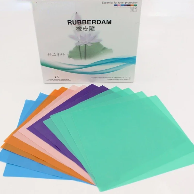 Dental Rubber Dam Sheet 52pcs 5“x5” / 36pcs 6