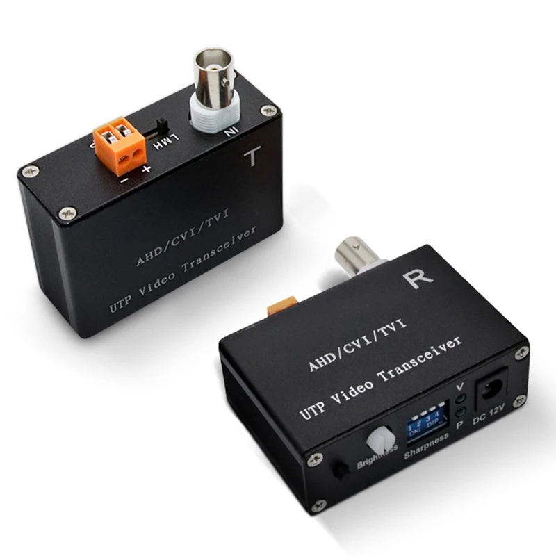 A73E-1 Kanal Aktive Video Balun Für CCTV Kamera Twisted Pair Sender Bnclong Reichweite Für AHD TVI CVI 5/10MP