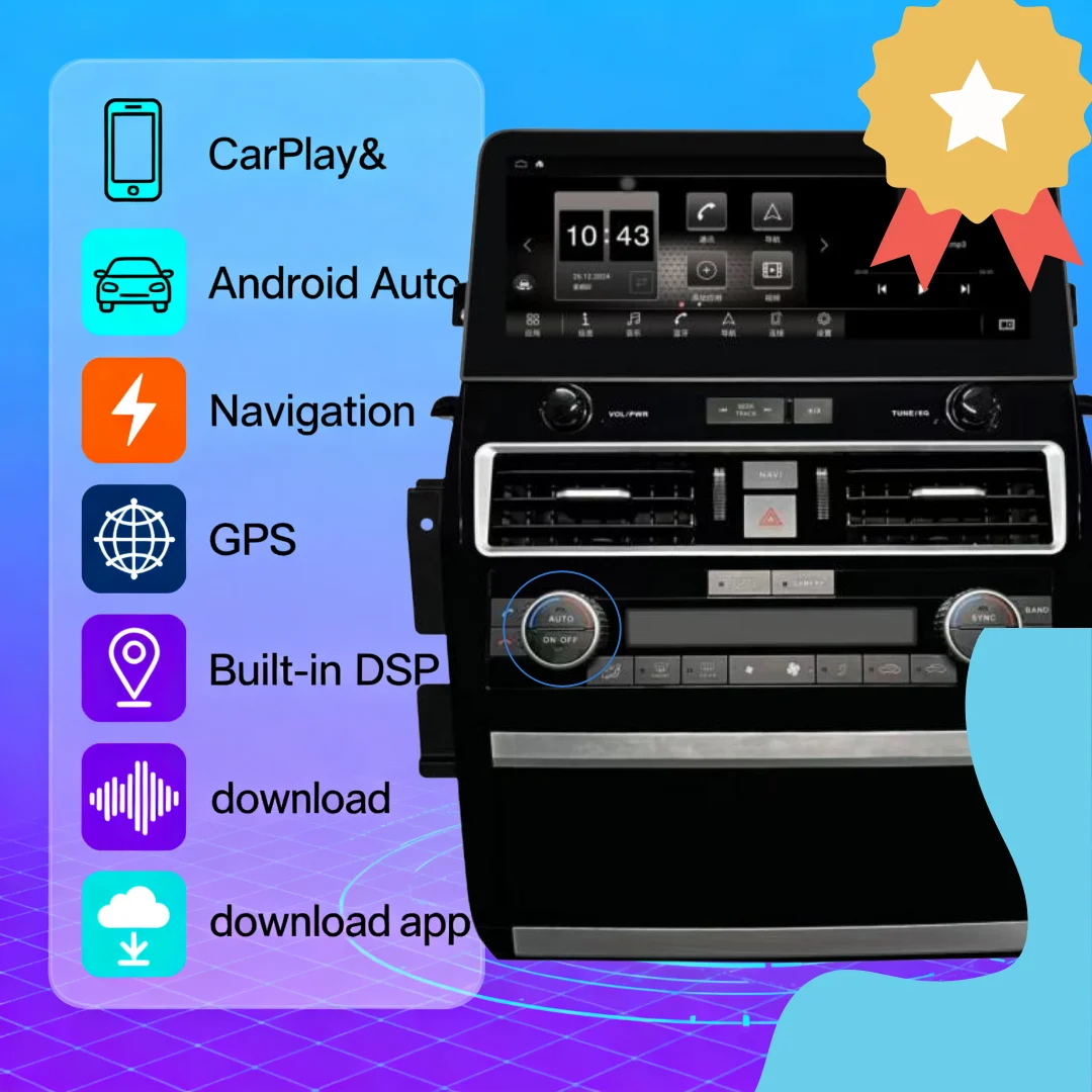 

For Nissan Patrol Y61 Y62 For Infiniti QX80 QX56 2010-2020 Carplay GPS Navigation Android 14 Car Radio Stereo Multimedia Player