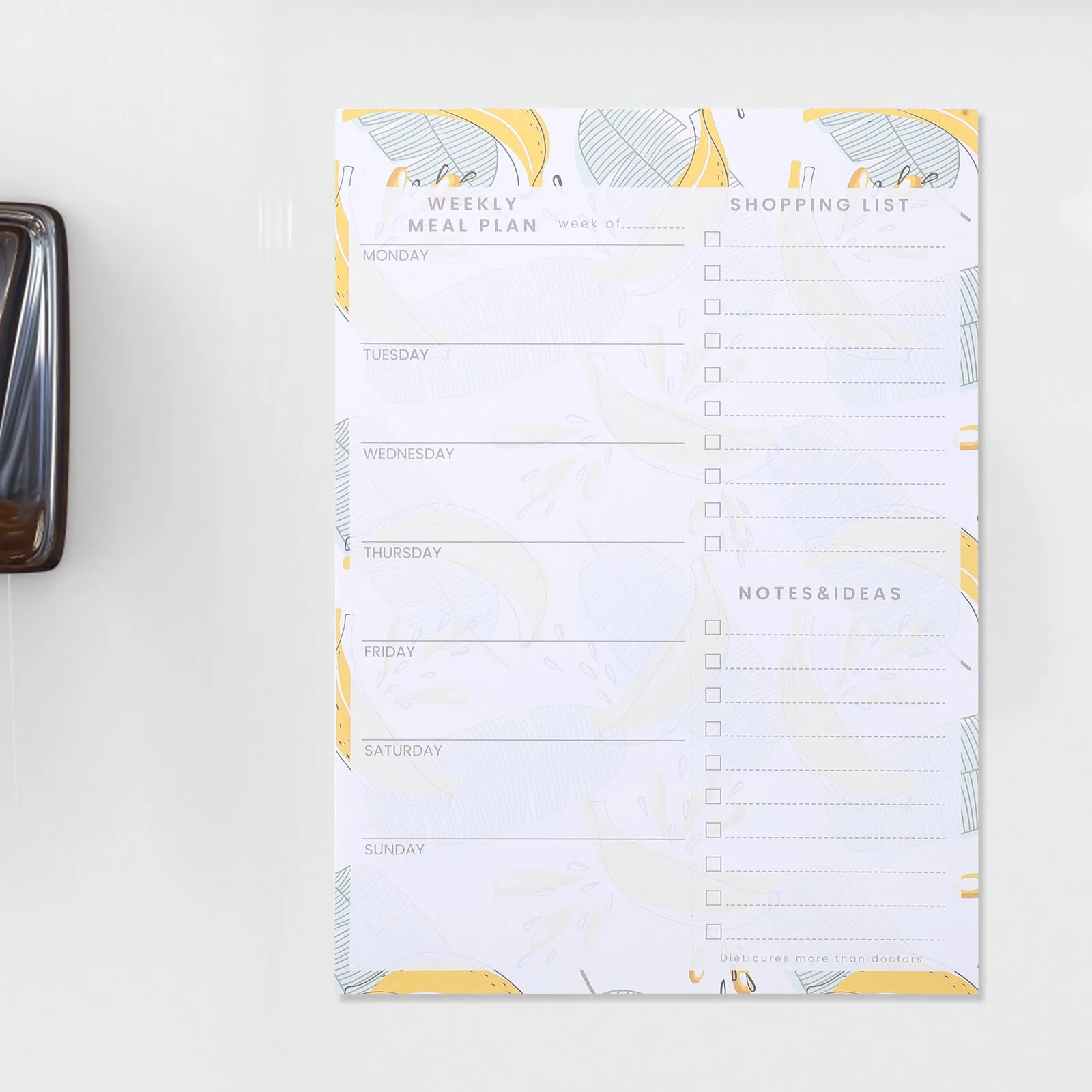 

Magnetic Shopping List Notepad Refrigerator Schedule Magnet Magnetic Plan Notepad Office Desk Refrigerator Note Magnet