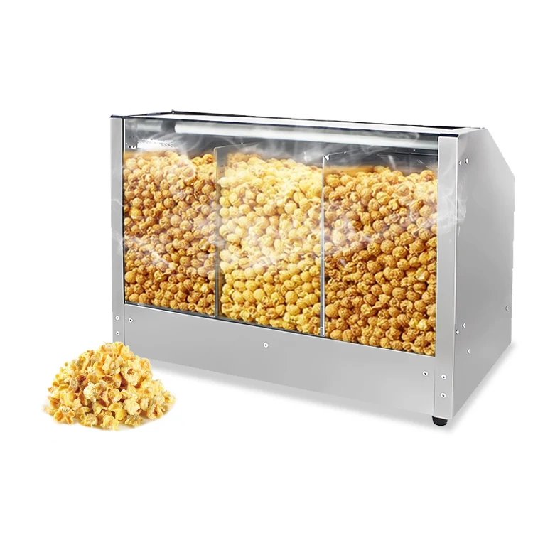 Hot Sale Commercial Electric Popcorn Machine Automatic Electric Pop Corn Maker Warmer New Factory Price for Restaurants