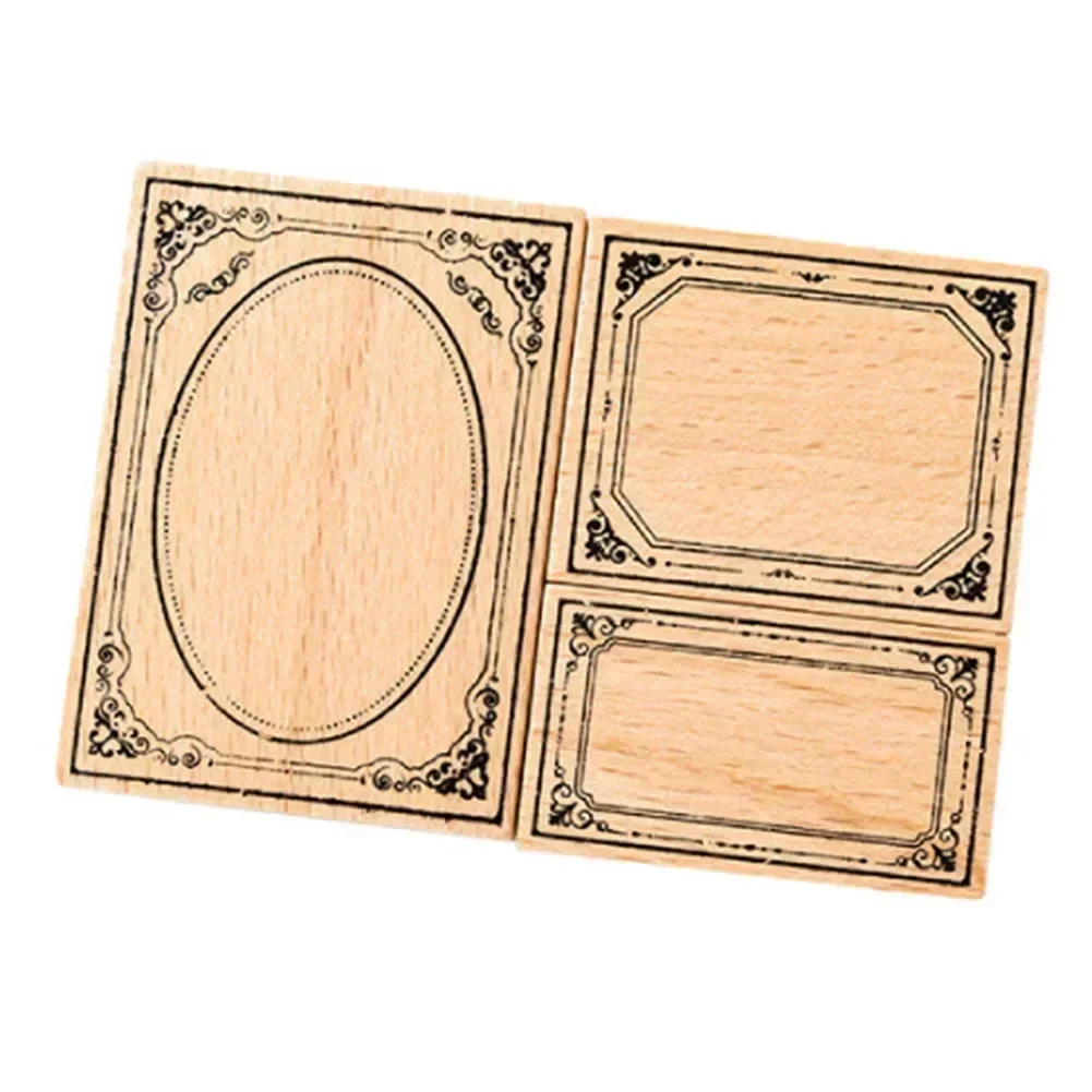 Take Your Scrapbooking To The Next Level With Wood Rubber Stamps Detailed Engraving Fresh And Retro Style 4 Stamps In A Pack