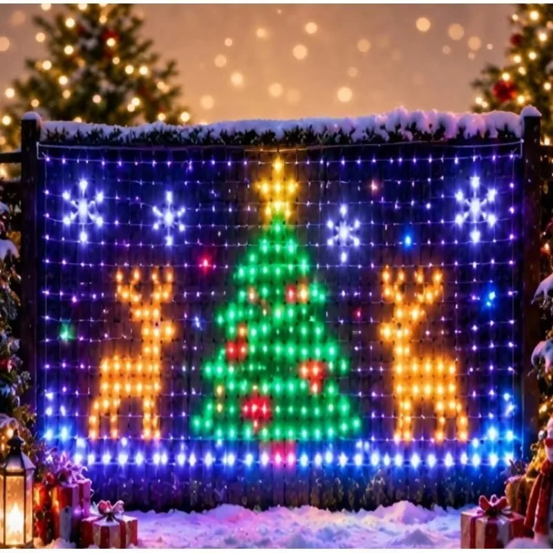 luci-a-rete-natalizie-da-esterno-set-a-maglie-multicolore-a-led-per-decorare-giardini-muri-recinzioni-siepi-ideale-per-feste-e-decorazioni-natalizie