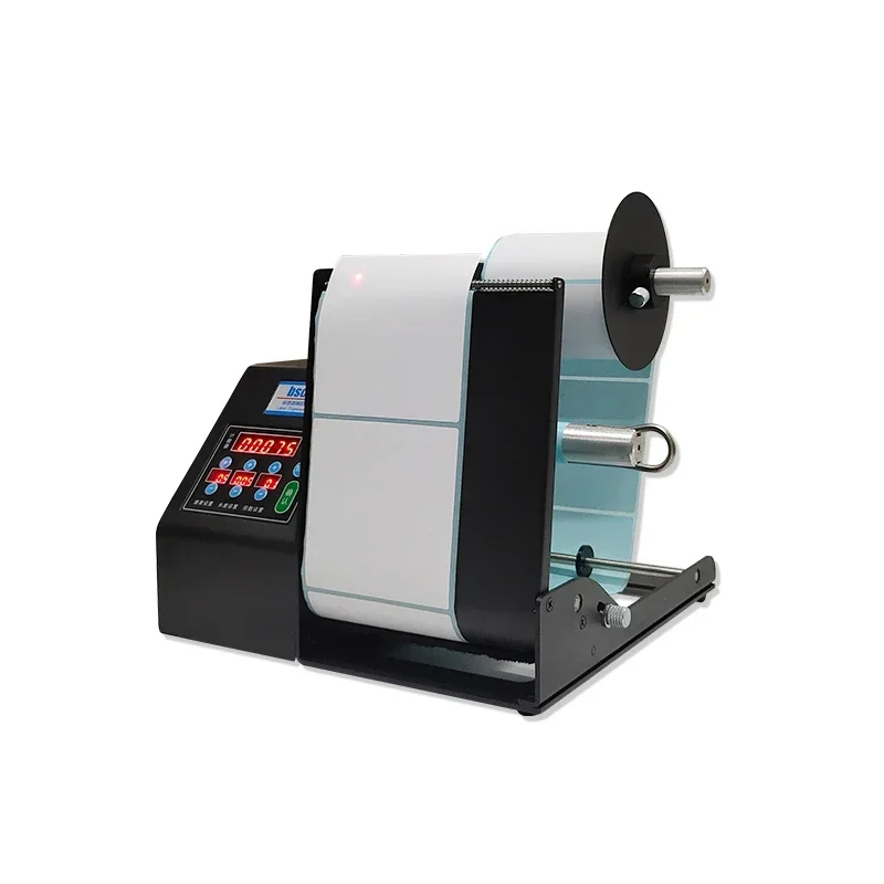 150 Vertical Label Dispenser Desktop Automatic Sticker Labeling Machine 250mm/s Label Dispenser with Counter