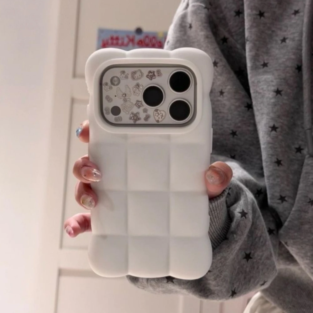 Premium Liquid Silicone Cloud-Shaped Phone Case For IPhone 18 Pro 17 16 15 14 13 Pro Max Full Button Coverage Shockproof Cover
