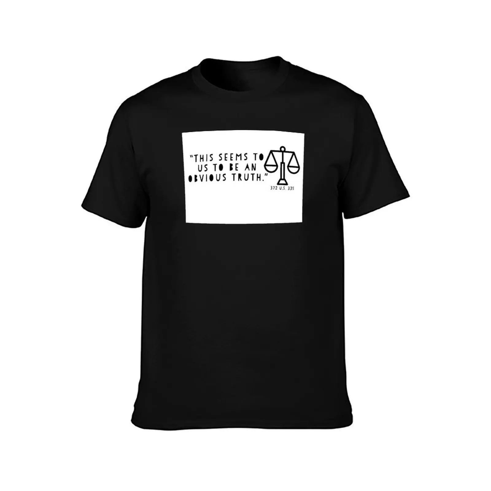 Gideon v. Wainwright T-Shirt Casual Fashion Print Tee Top T-Shirt