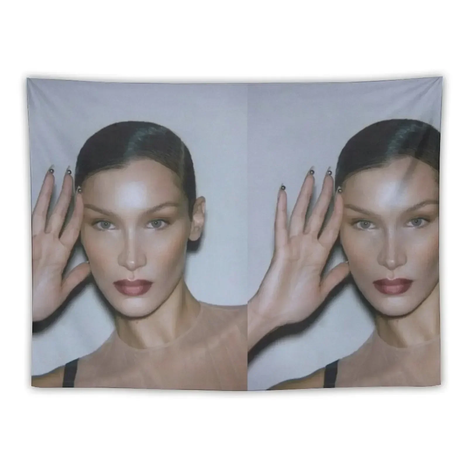 

Bella Hadid Headshot Tapestry Room Decorations Aesthetics Cute Room Decor Tapestry