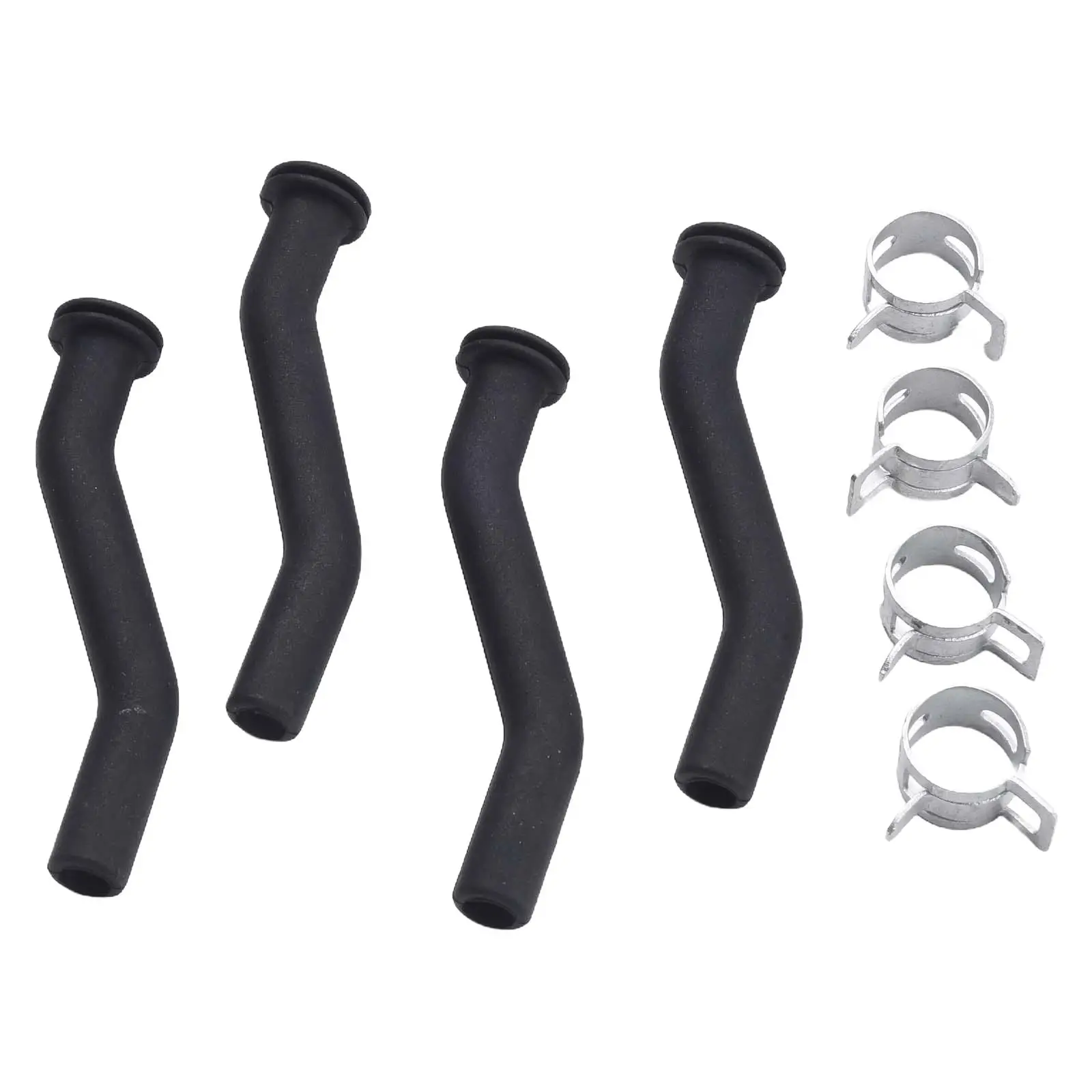 Compatibility Clamps Secure Connection Valve Cover Wide Compatibility Black Clamps Kit Fuel Pump Vacuum Hose Lawnmower