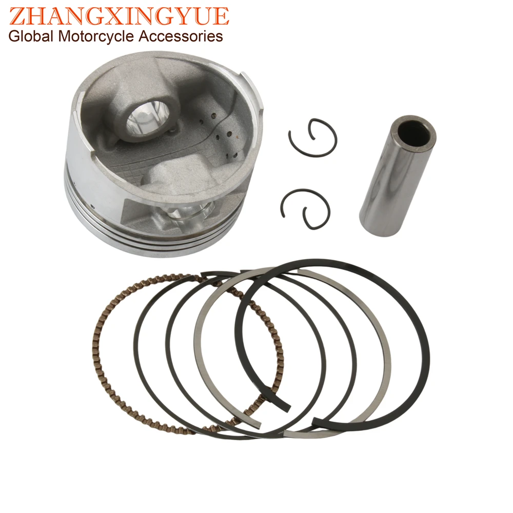 52.4mm 57.4mm 58.5mm 61mm 63mm Piston Kit For Baotian BT125T Rocky125 Tanco125 125cc 150cc 152QMI 157QMJ 4-Stroke Scooter Engine