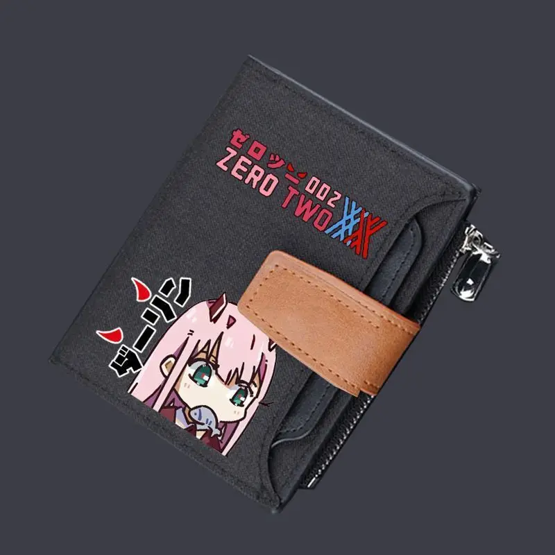 

Anime Game Darling In The Franxx National Team 02 Peripheral Wallet Large Capacity Short Card Holder Small Bag