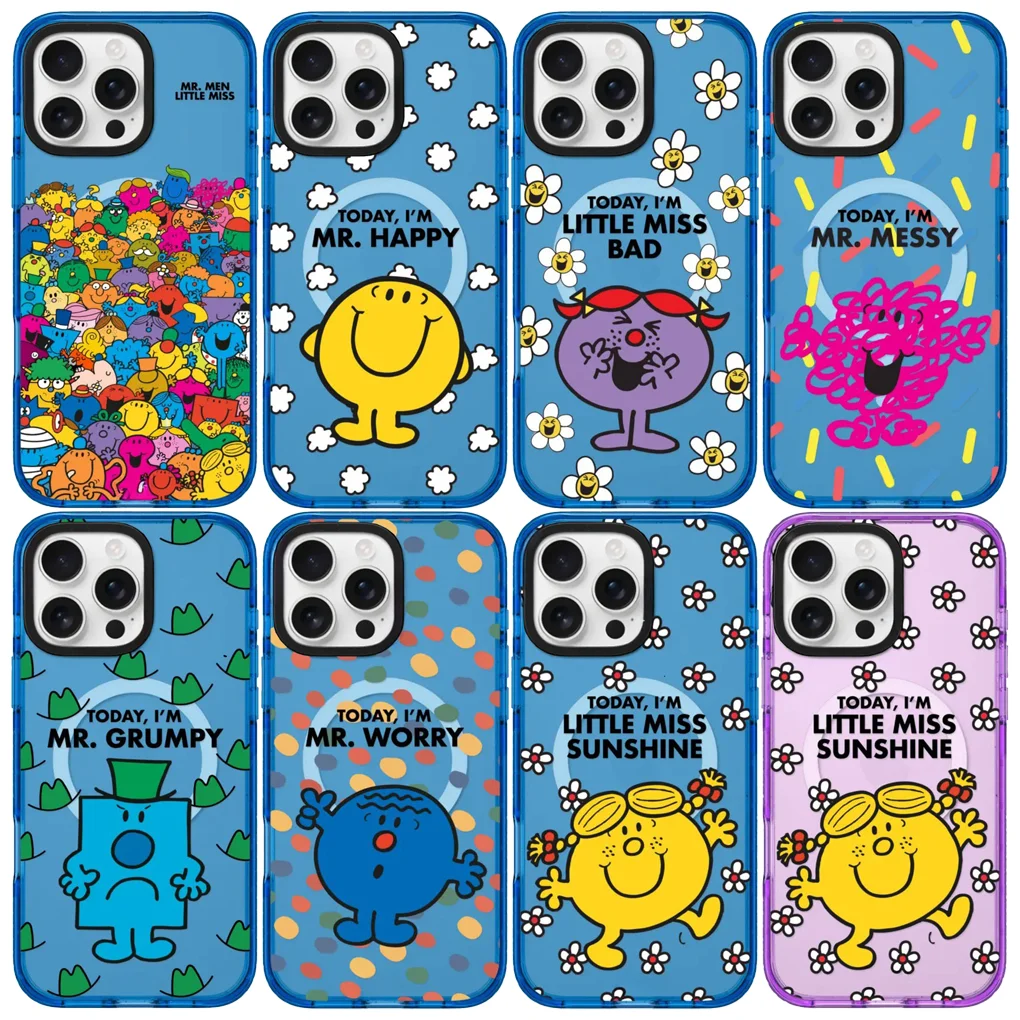 

Cute Kid 2.0 Acrylic Border Magnetic Phone Case Cover for IPhone 17 16 15 14 13 12 Pro Max Case