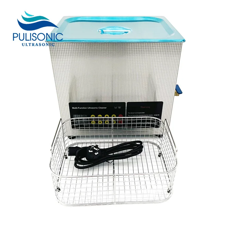 4L Digital Multifunctional Pulse Ultrasonic Cleaner Stainless Steel Commercial Benchtop Ultrasonic Cleaning Machine