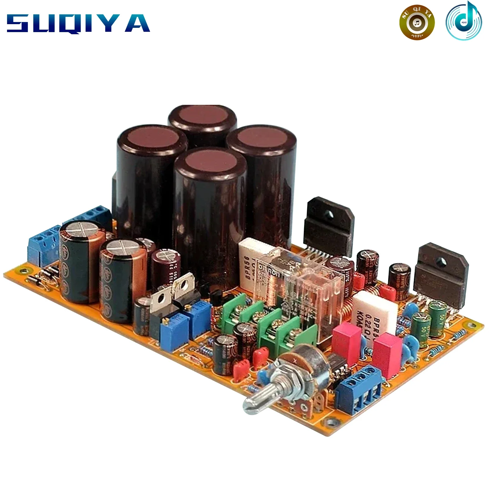 

68W*2 DIY fever audio amplifier LM833+ LM3886 Amplifier board 2.0 channel 68W * 2 (before and after class independently powered)