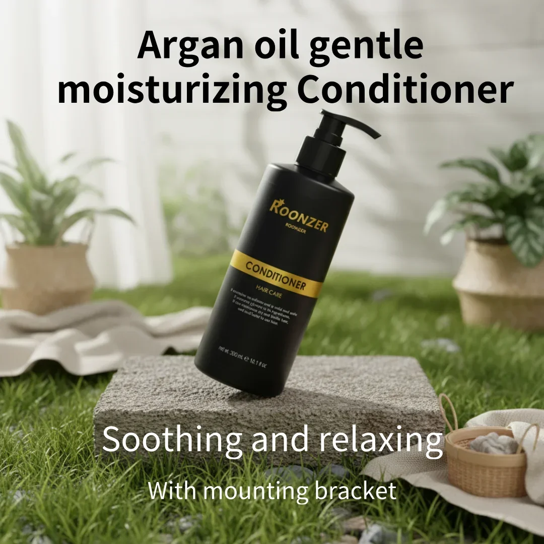 

300ml argan oil gentle moisturizing conditioner, deep moisturizing, soothing and relaxing hair, plumping and nourishing.
