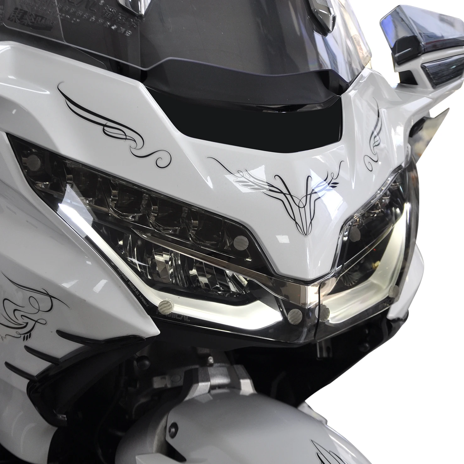 Panical 360 Full Surround Headlight Protection Glass Acrylic Front Light Shield For Honda Gold Wing GL1800B F6B Motorcycle 2018+