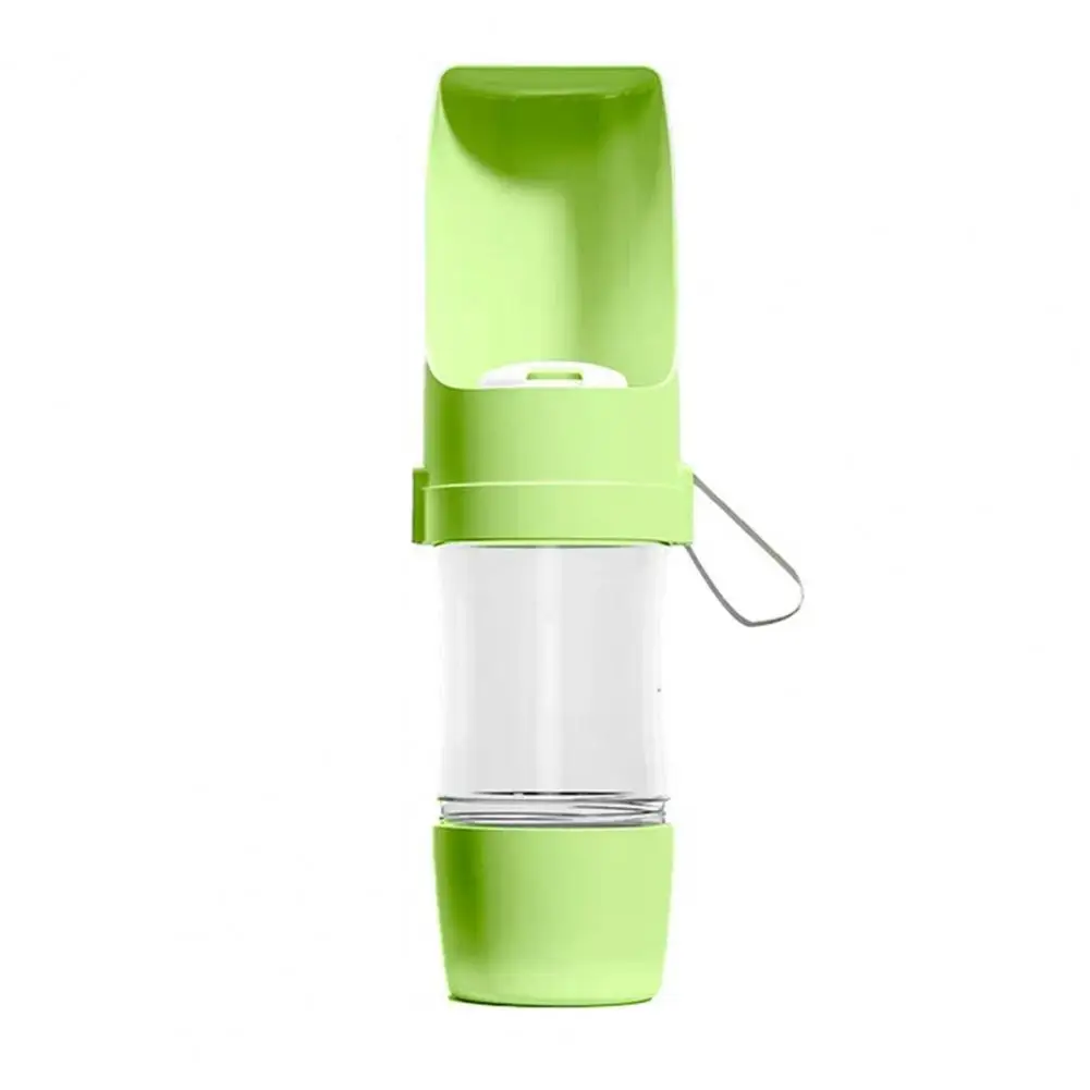 

One-touch Pet Water Bottle Portable Pet Water Bottle with Anti-leakage Seal One-touch Open Cup Wet Dry Separation Dual