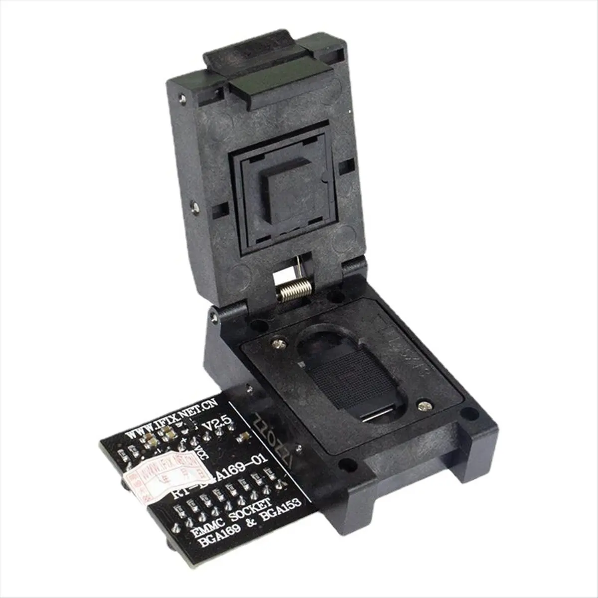 A46U 1Set Emmc Adapter Emmc Burning Seat Rt-Bga169-01 Bga169 Bga153 Emmc Adapter with 5Pcs Frame for Rt809H Programmer