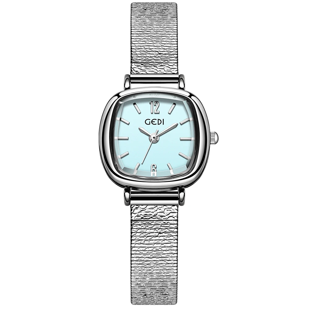

GEDI женские наручные часы водонепроницаемые кварцевые часы из нержавеющей стали для женщин модные элегантные изысканные женские часы