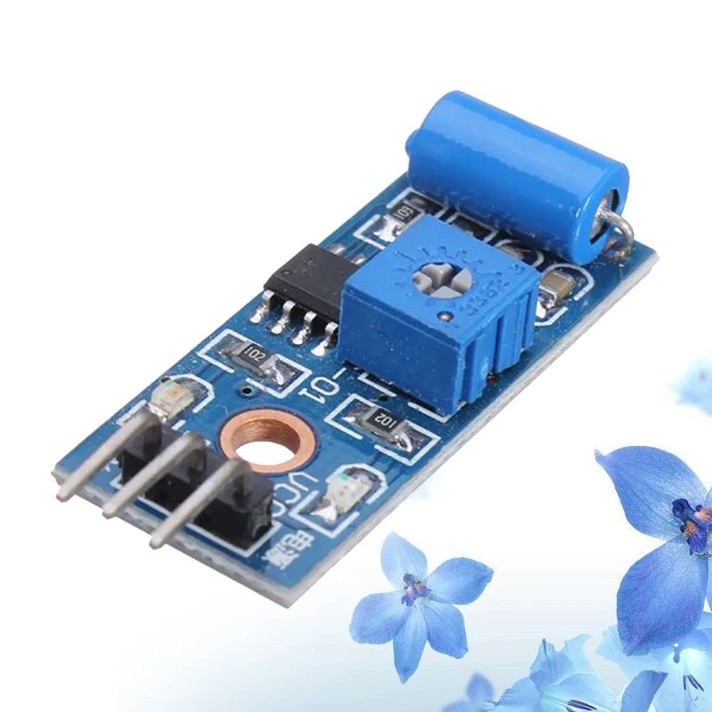 1 Buah Modul Sensor Getaran -420 Normal Tertutup, Sensor Alarm Gerak, Output Komparator Kuat, Induktor Keamanan Rumah