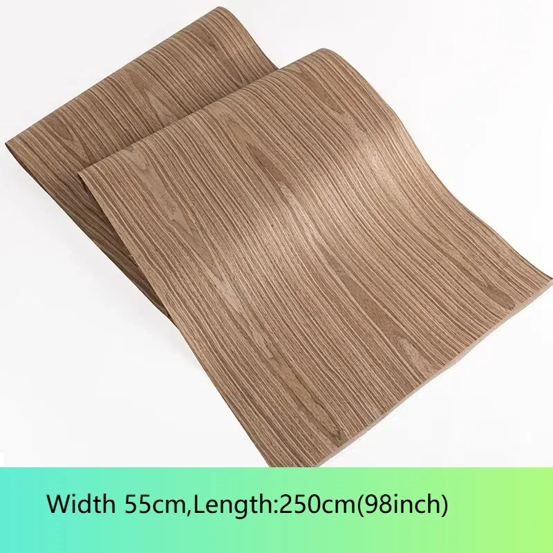 98 Inch Engineered Black Walnut Wood Veneer Sheet, Flat Cut,Apply for Walnut Furniture Wall Panels Kitchen Cabinet Speaker DIY