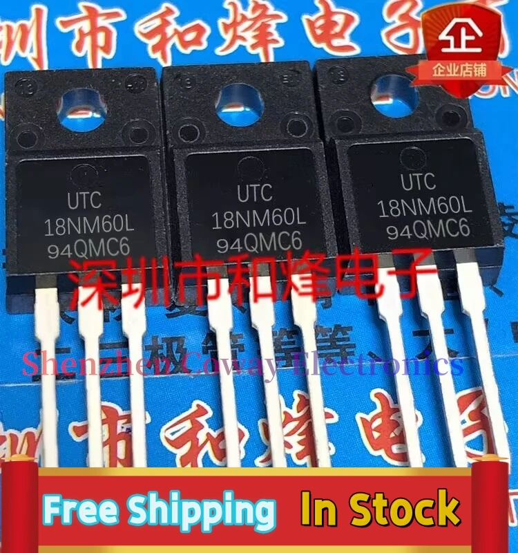 10PCS-30PCS  18NM60L UTC18NM60L  18A600V MOS TO-220F  In Stock Fast Shipping