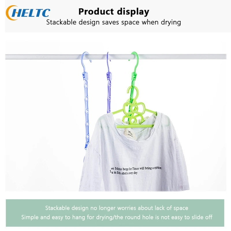 5Hole Space Saving Storage Hangers Multifunction Plastic Clothes Racks Rotary Organizer Hangers Magic Closet Wardrobe Organizer