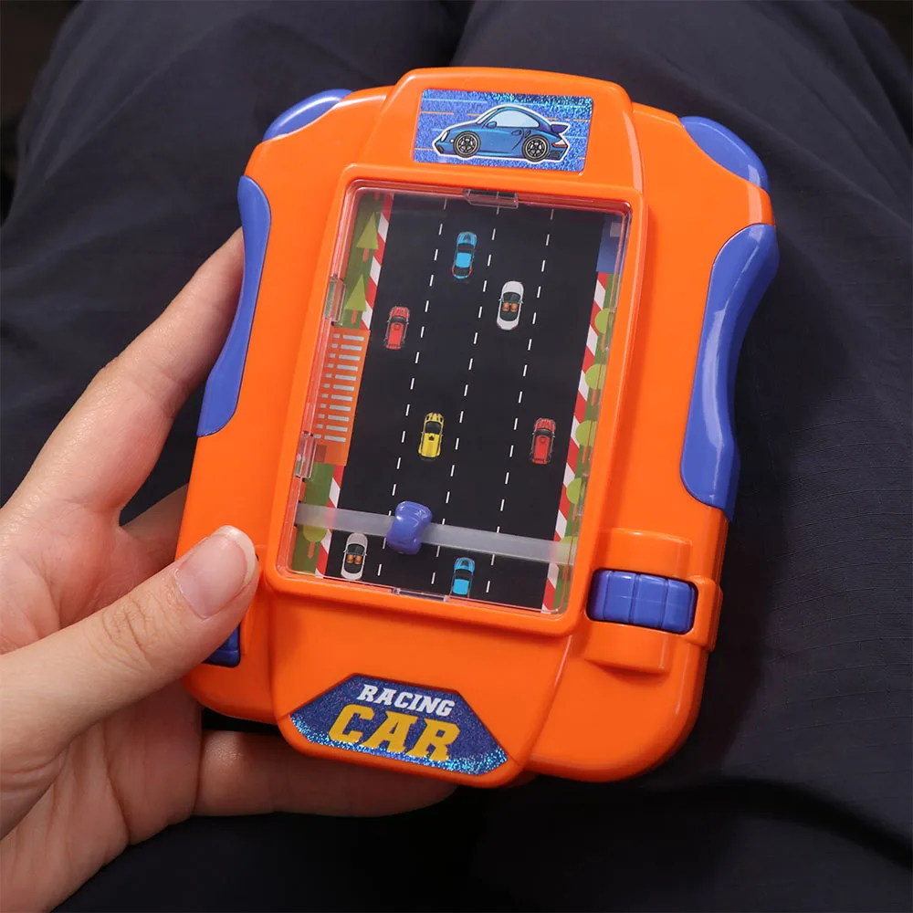 教育用大型スクリーンレーシングカーゲームマシン、創造的な冒険、運転シミュレーション、安全な携帯型パームゲームおもちゃ、子供向け