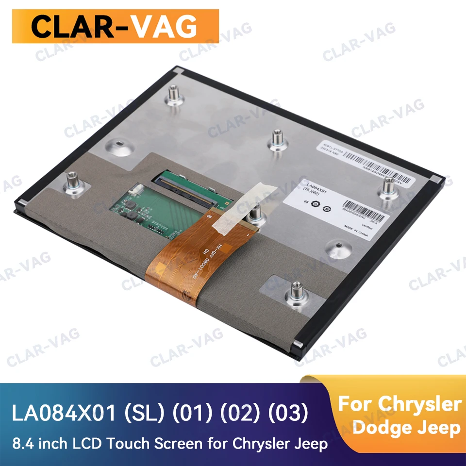 LA084X01-SL01 LA084X01 SL02 Touch Screen LCD Diaplay 8.4 Uconnect Radio Navigation 17-21 RAM DODGE JEEP CHRYSLER