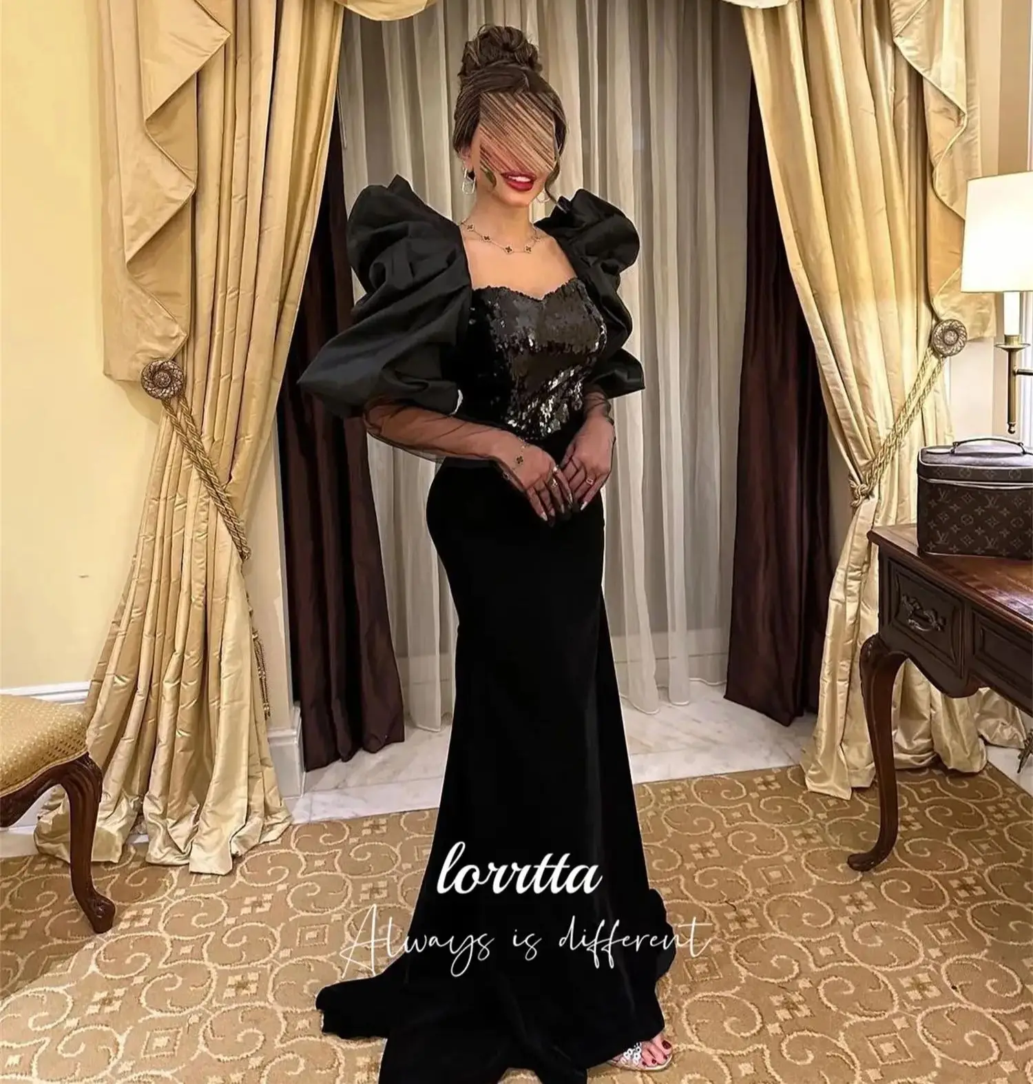 Lorrtta Customized Party Dress Evening Dresses Woman Elegant Womens Dresses for Special Occasions Prom Dress 2025 Mermaid Women