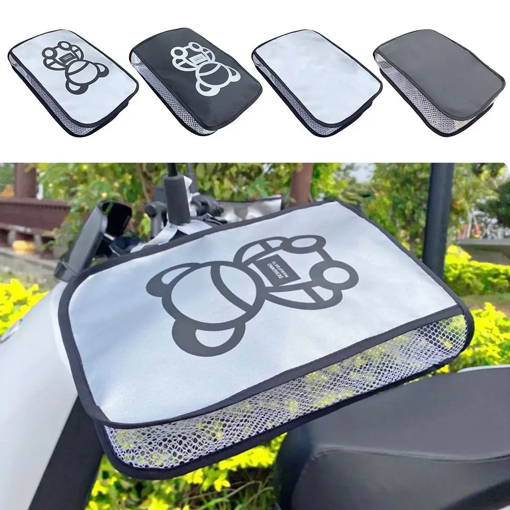 

Waterproof Sweatproof Moto Accessories Sunshade Handlebar Cover Handlebar Gloves Motorcycle Sunscreen Gloves Grip Hand