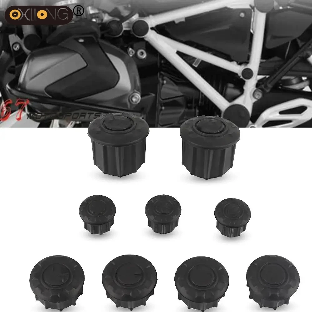 

9PCS Frame Hole Cover Caps Plug Decor For BMW R 1200GS R1200GS LC Adventure ADV 2014 2015 2016 2017 2018 R1250GS 2019 Frame Cap