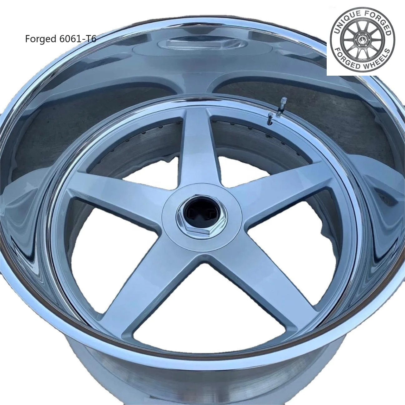 

Customization Luxury 1 Piece / 2 Piece Forged Aluminum Alloy Wheels 6061-T6 23 24 26 28 30 Inch in Family Car