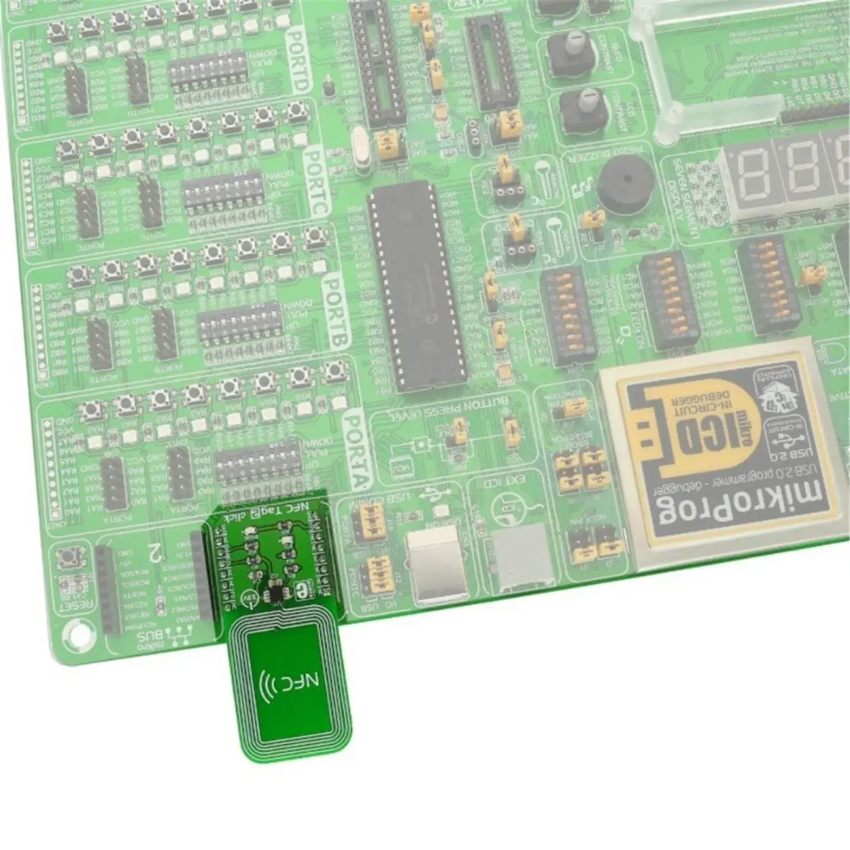 MIKROE-2462 /RFID Development Tool: Tag 2 Click (NT3H2111)