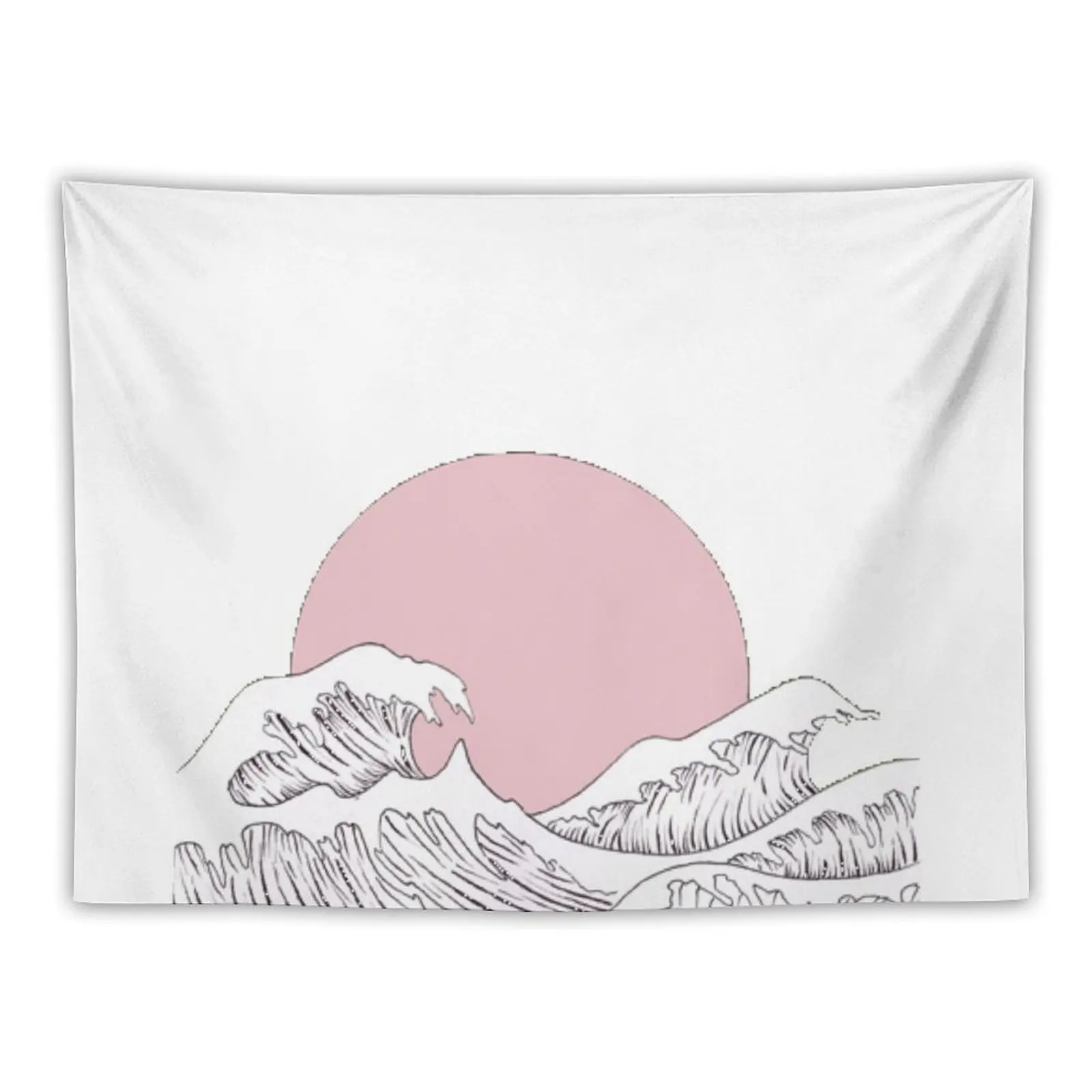 

Waves Tapestry Things To Decorate The Room Korean Room Decor Tapestry