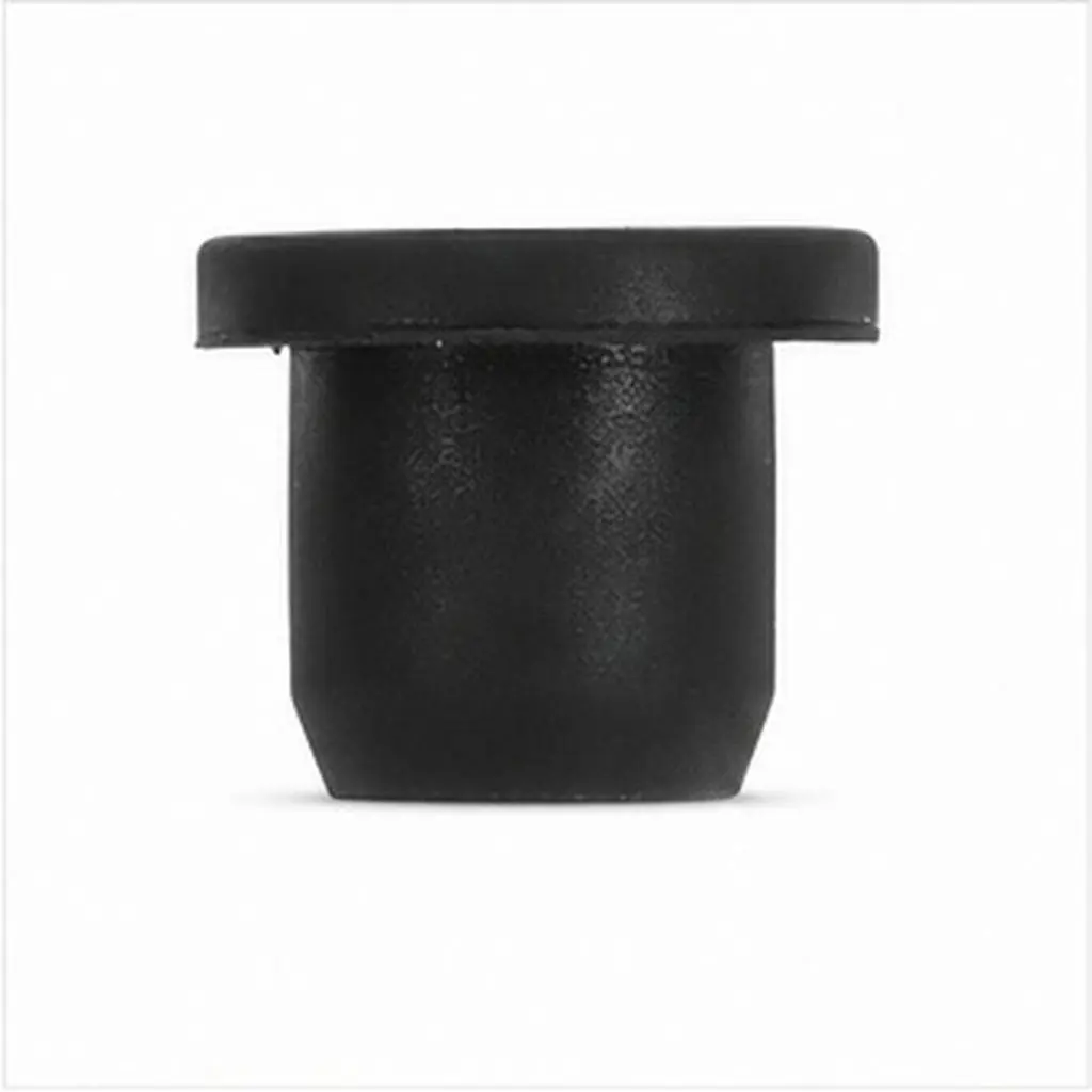 8Pcs Rubber Lab Stoppers Black Hollow Leak Proof Bottle Sealing Plugs Rubber Corks for Vials Test Tubes Household Kitchen