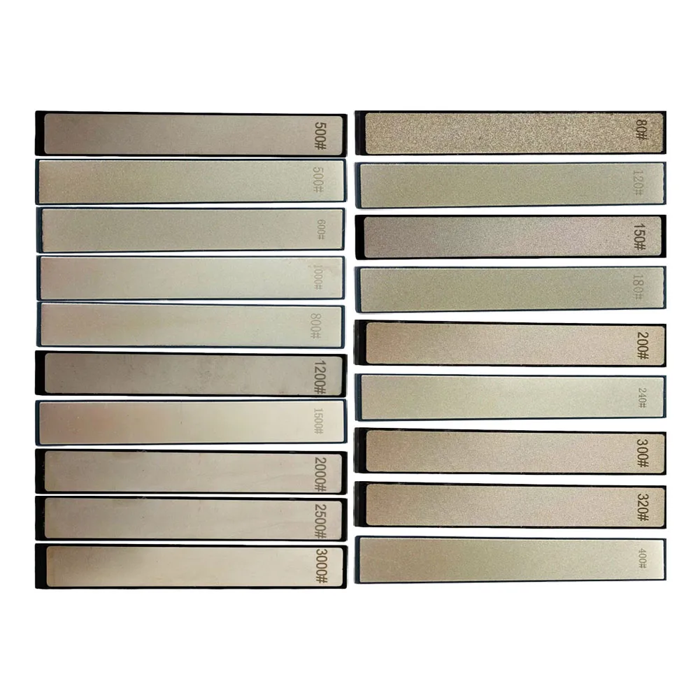 Diamante Whetstone Strip, Household Ângulo Fixo Lâmina Sharpener, Preciso Sharpening Stone, 160x23mm, 80-3000Grit, 1Pc