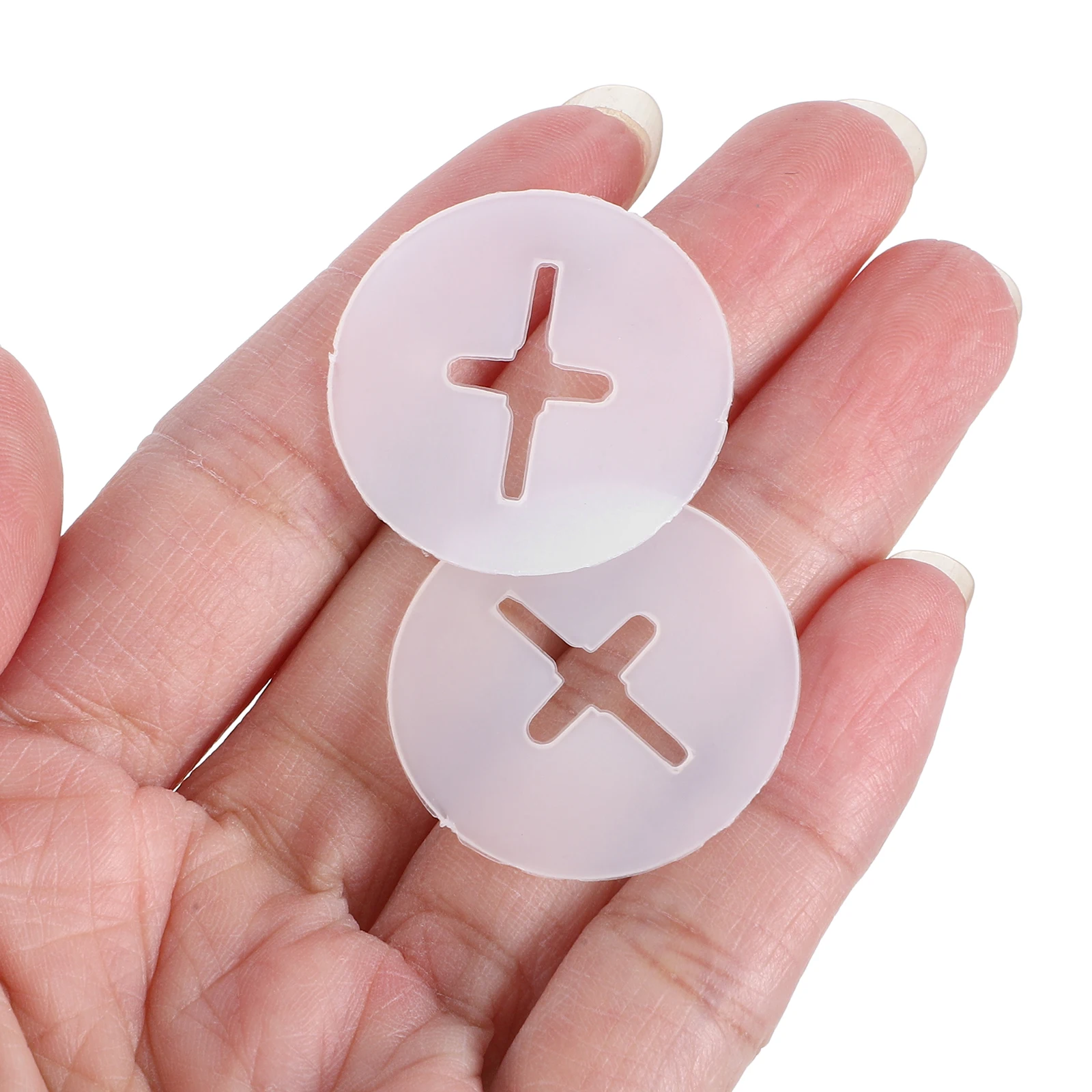 100 Pcs Anti Slip Peg Hook Stoppers White Plastic Round Shelf Peg Board Accessories Pegboard Hook Locks For Store Workshop