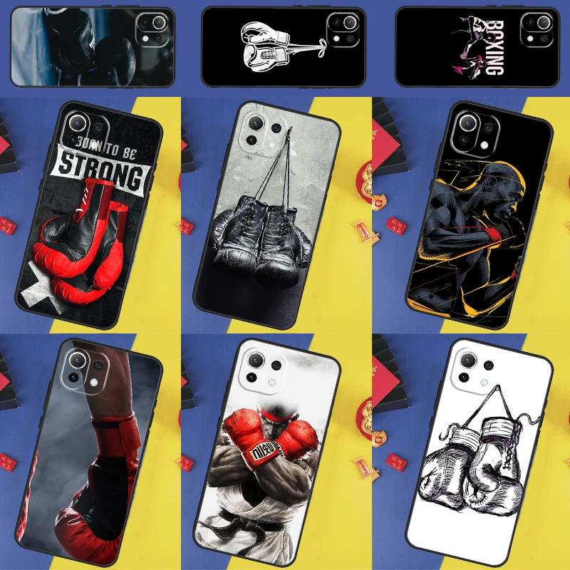 Strong Boxing Gloves Case For Xiaomi 13 14 15 Ultra 11T 12T 13T 14T Pro POCO X7 Pro X3 X5 X6 F5 F6 M6 Pro Cover