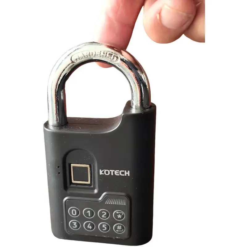 Lucchetto con impronta digitale