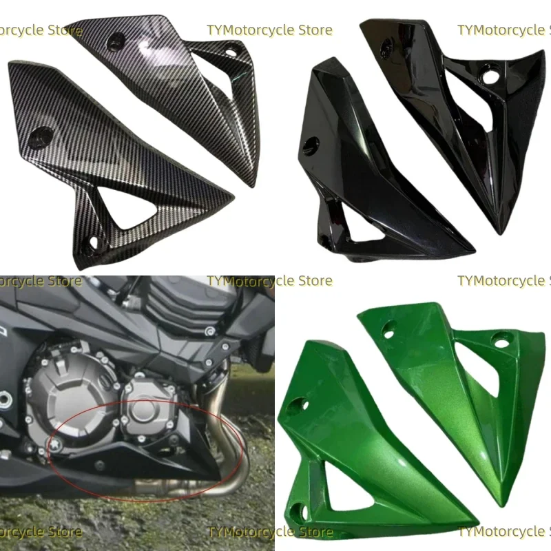 

Pot Belly Exhaust Side Guard Lower Bottom Oil Belly Pan Cover Fairing Cowl Fit for Kawasaki Z800 Z 800 2013 2014 2015 2016 2017